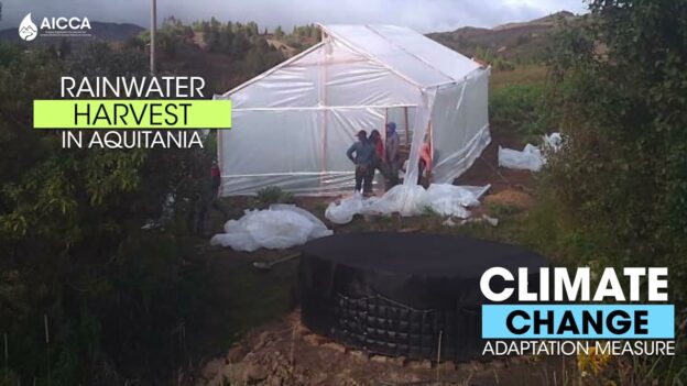 Rainwater harvest in Aquitania · Climate change adaptation measure - Tota Lake, Colombia