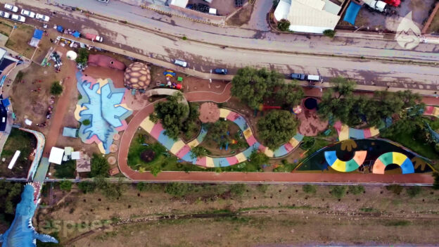Construcción de SUDS en el Parque Prehistórico del Municipio Sacaba, Cochabamba, Bolivia